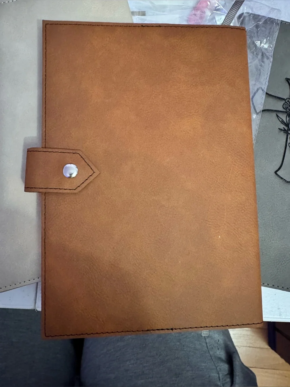 NWT Leatherette refillable notebook customized pick one & any saying you’d like - Picture 15 of 15